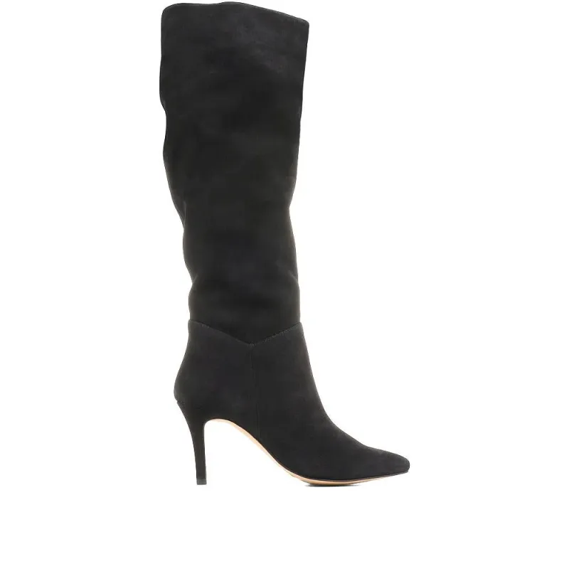 Luz Stiletto Knee High Boots - LUZ / 322 778 - Black sold by Jones Bootmaker