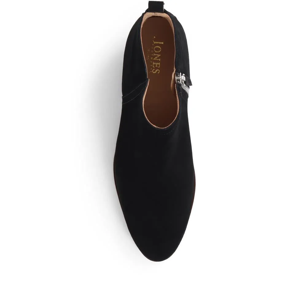 Florie Heeled Leather Ankle Boots - FLORIE / 324 290 - Black sold by Jones Bootmaker product image thumbnail 5