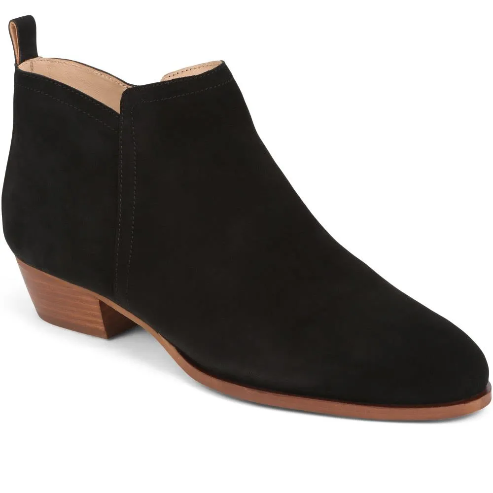 Florie Heeled Leather Ankle Boots - FLORIE / 324 290 - Black sold by Jones Bootmaker product image thumbnail 2