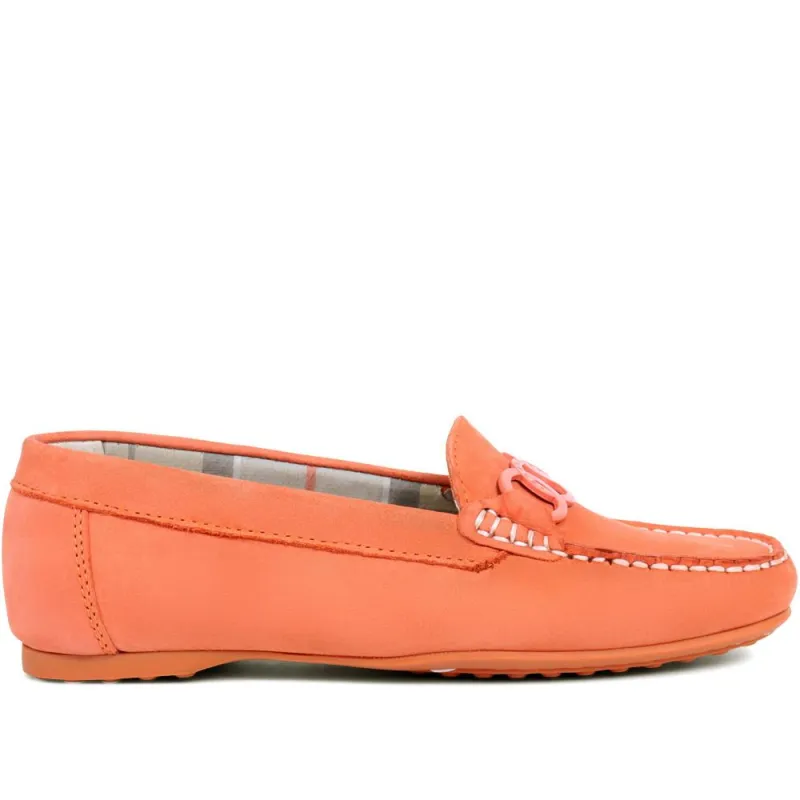 Astrid Leather Loafers - BARBR37510 / 323 746 - Red sold by Jones Bootmaker