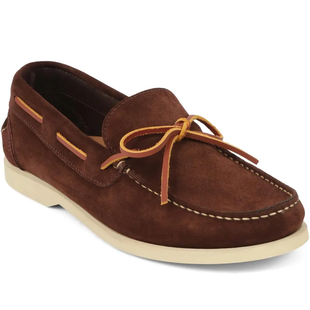 Portsmouth Suede Moccasins - PORTSMOUTH / 325 091 - Brown Suede sold by Jones Bootmaker product image thumbnail 2