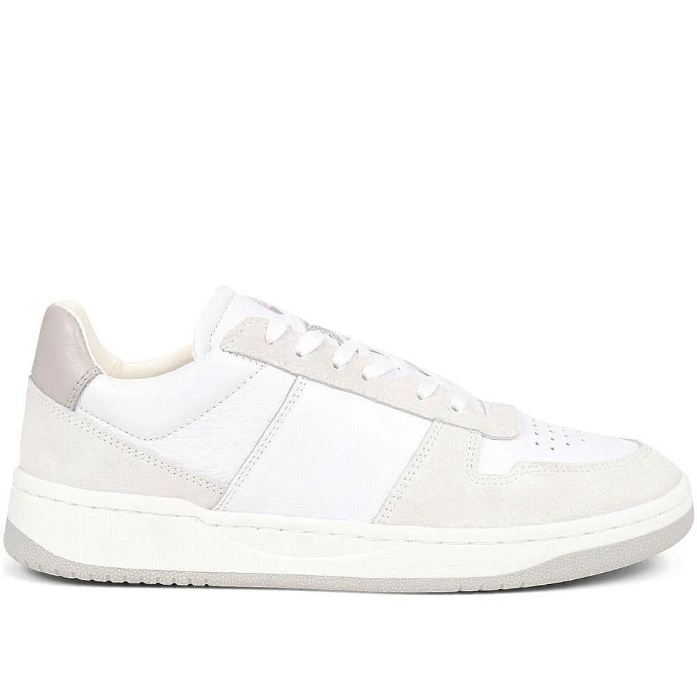 Taipei Casual Leather Trainers - TAIPEI / 324 013 - Light Grey sold by Jones Bootmaker