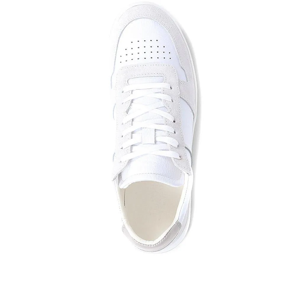 Taipei Casual Leather Trainers - TAIPEI / 324 013 - Light Grey sold by Jones Bootmaker product image thumbnail 4