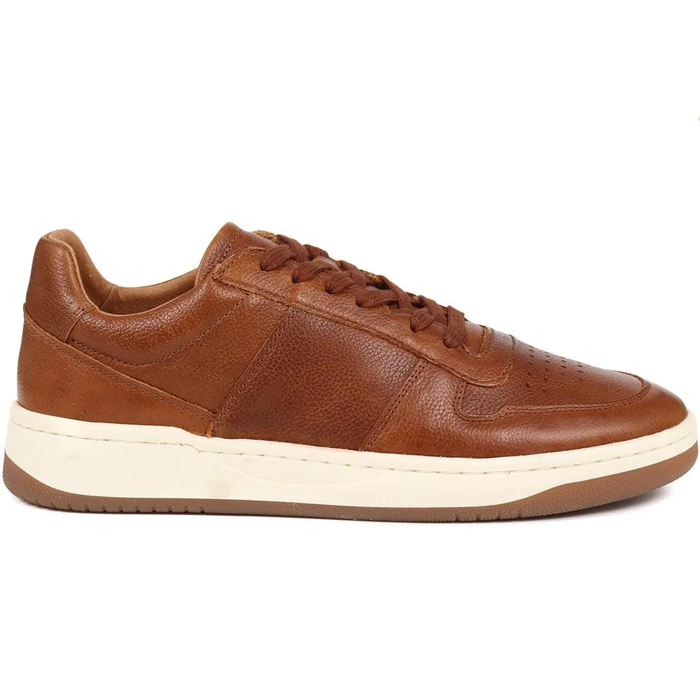 Taipei Casual Leather Trainers - TAIPEI / 324 013 - Tan sold by Jones Bootmaker