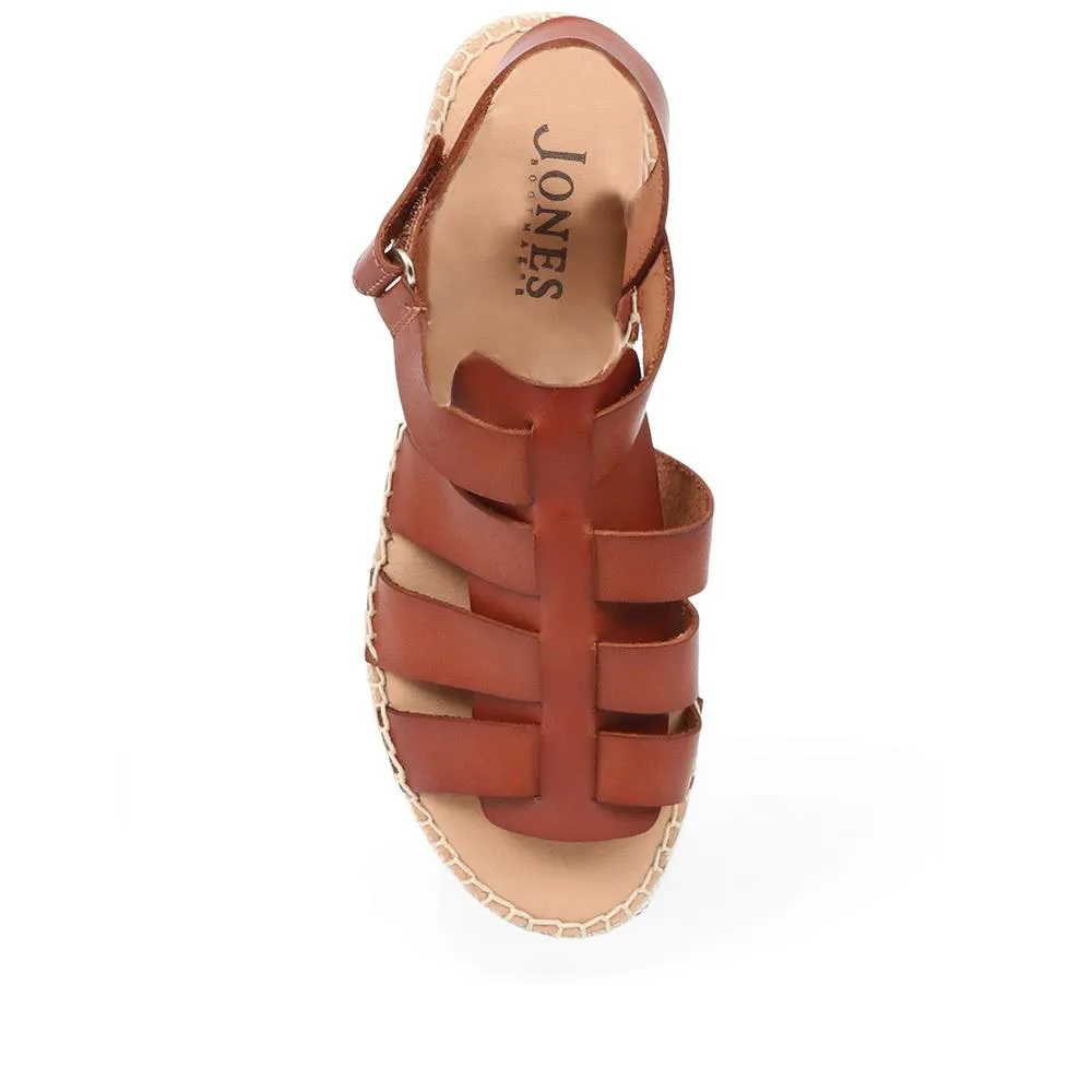 Belisa Gladiator Flatform Sandals - BELISA / 323 671 - Tan sold by Jones Bootmaker product image thumbnail 4
