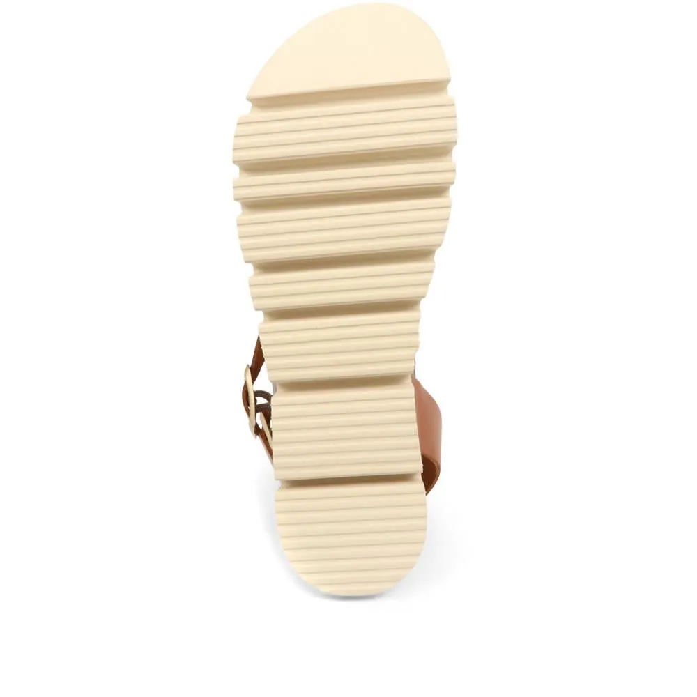 Taneka Chunky Strappy Sandals - TANEKA / 323 848 - Tan sold by Jones Bootmaker product image thumbnail 5