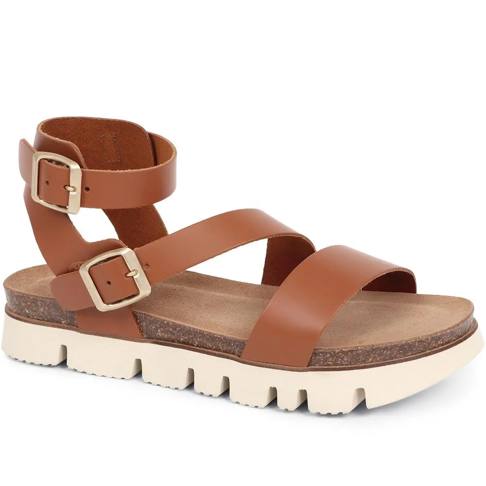 Taneka Chunky Strappy Sandals - TANEKA / 323 848 - Tan sold by Jones Bootmaker product image thumbnail 2
