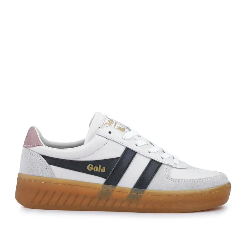 Grandslam Elite Leather Trainers - JAC41501 / 326 752 - White-Black sold by Jones Bootmaker
