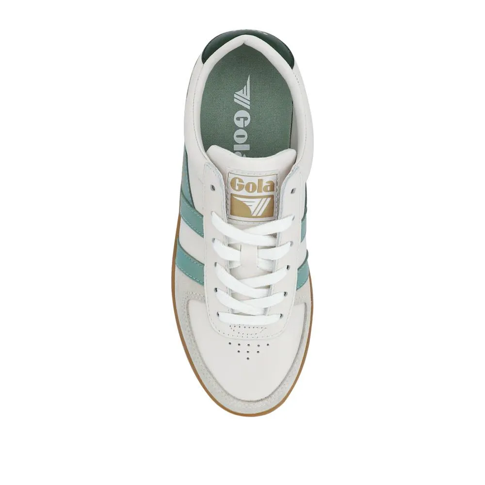 Grandslam Elite Leather Trainers - JAC41501 / 326 752 - White-Green sold by Jones Bootmaker product image thumbnail 4