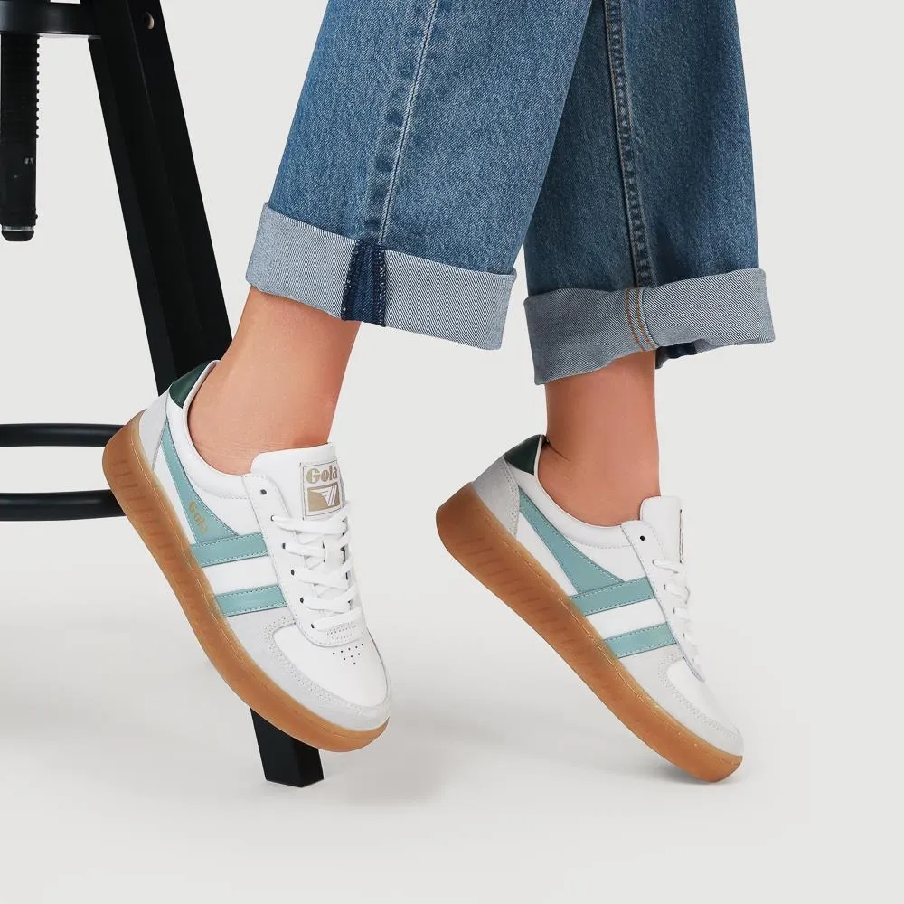 Grandslam Elite Leather Trainers - JAC41501 / 326 752 - White-Green sold by Jones Bootmaker product image thumbnail 5