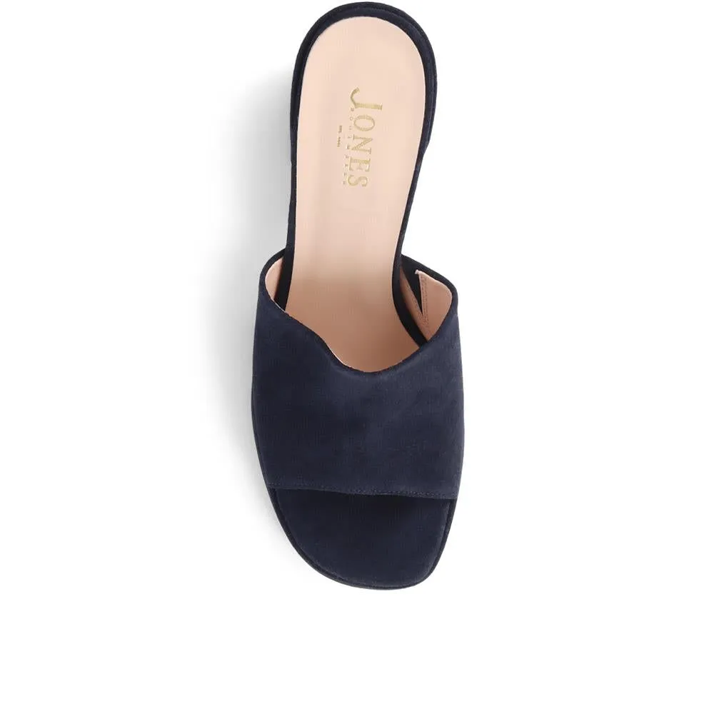 Gracey Heeled Mule Sandals - GRACEY / 325 039 - Navy sold by Jones Bootmaker product image thumbnail 5