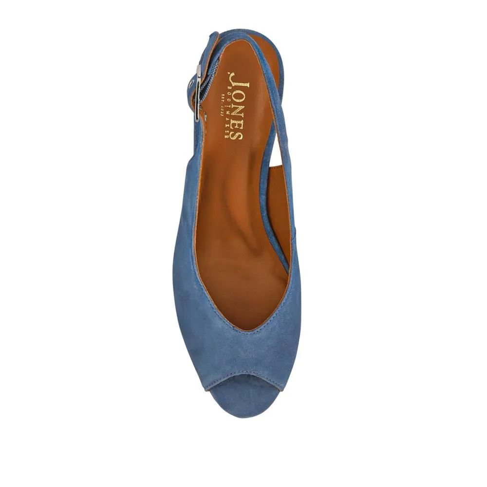 Xiomara Leather Slingback Court Shoes - XIOMARA / 327 552 - Powder Blue sold by Jones Bootmaker product image thumbnail 4