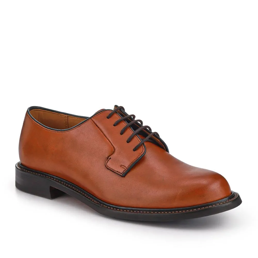 Barnes Goodyear Welt Leather Lace-Up Shoes - BARNES / 327 073 - British Tan sold by Jones Bootmaker product image thumbnail 2