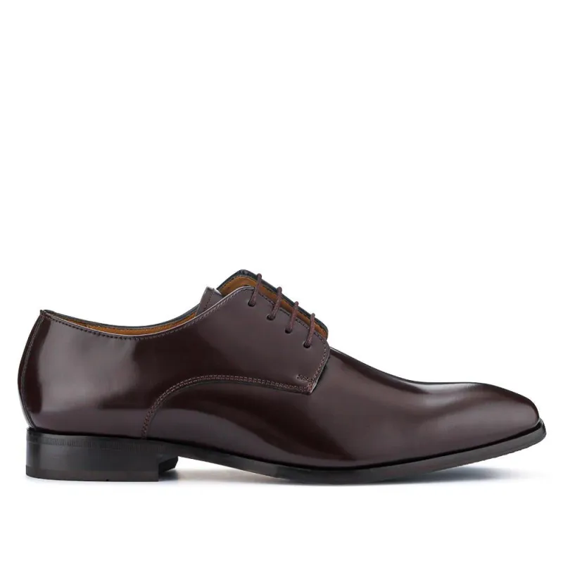 Melvin Leather Oxford Shoes - MELVIN / 325 747 - Dark Brown sold by Jones Bootmaker