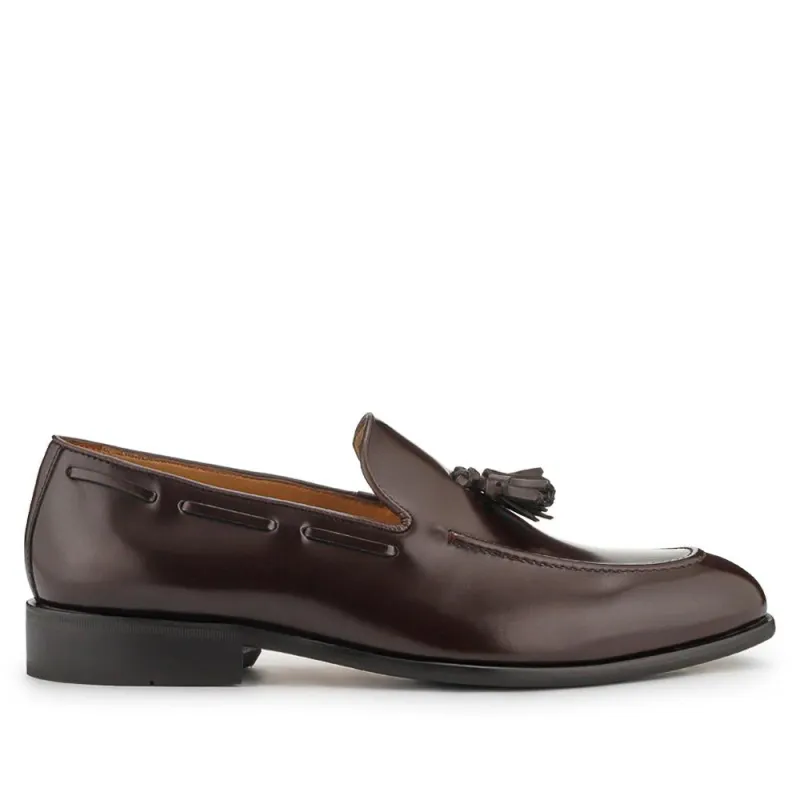 Devon2 Leather Loafers - DEVON2 / 324 972 - Dark Brown sold by Jones Bootmaker