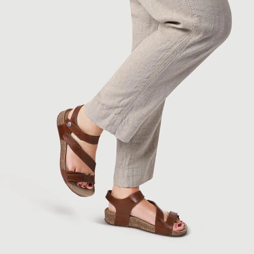 All-Leather Touch-Fasten Sandals - JOSEF41513 / 327 241 - Tan sold by Jones Bootmaker product image thumbnail 5