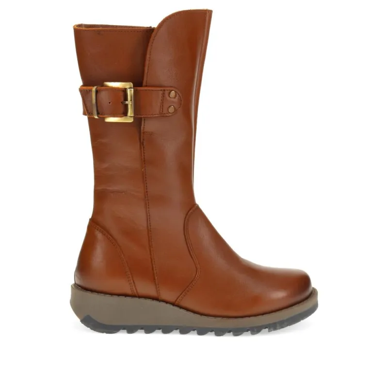 Edita Leather Calf Boots - EDITA / 326 534 - Brown sold by Jones Bootmaker