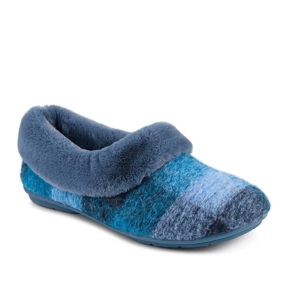 Floria Fur Slippers - FLORIA / 328 544 - Blue Multi sold by Jones Bootmaker product image thumbnail 2