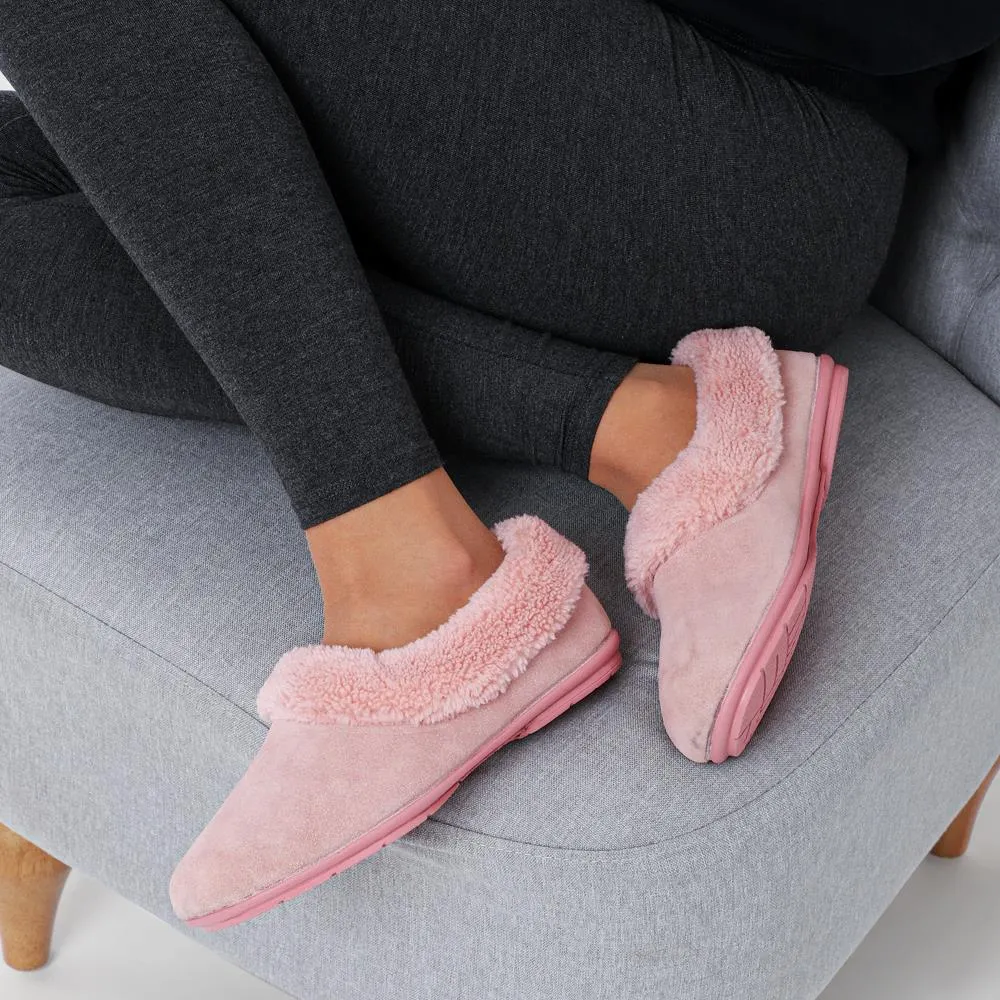 Frostie Suede Leather Full Slippers - FROSTIE / 328 531 - Blush sold by Jones Bootmaker product image thumbnail 5