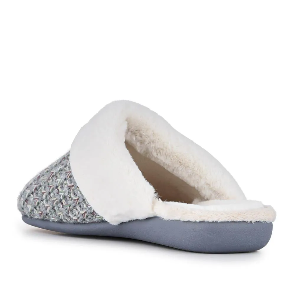 Frenchie Fur Mule Slippers - FRENCHIE / 328 534 - Grey sold by Jones Bootmaker product image thumbnail 3