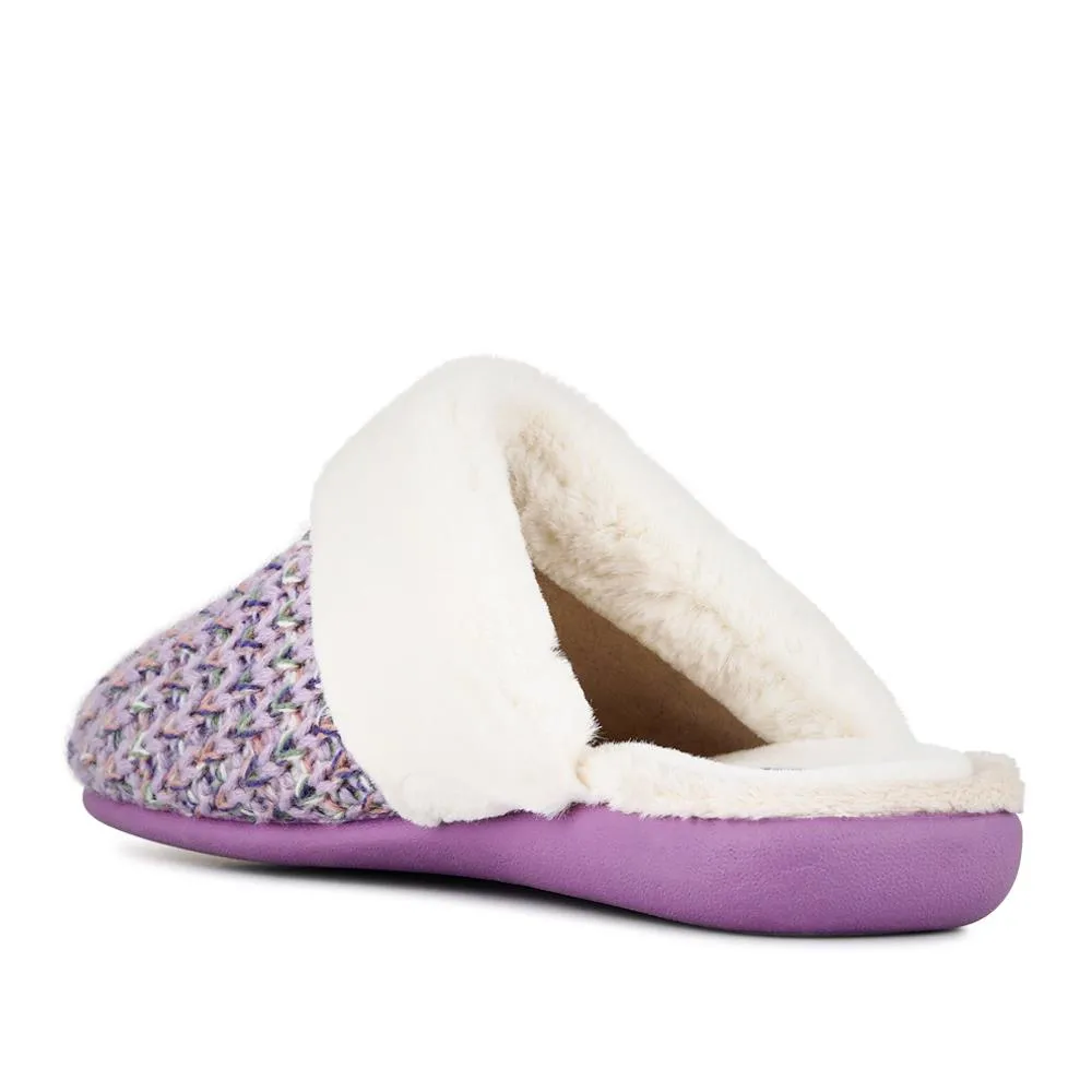 Frenchie Fur Mule Slippers - FRENCHIE / 328 534 - Purple sold by Jones Bootmaker product image thumbnail 3