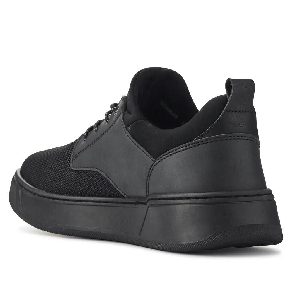 Seamus Casual Lace-Up Trainers - SEAMUS / 327 315 - Black sold by Jones Bootmaker product image thumbnail 3