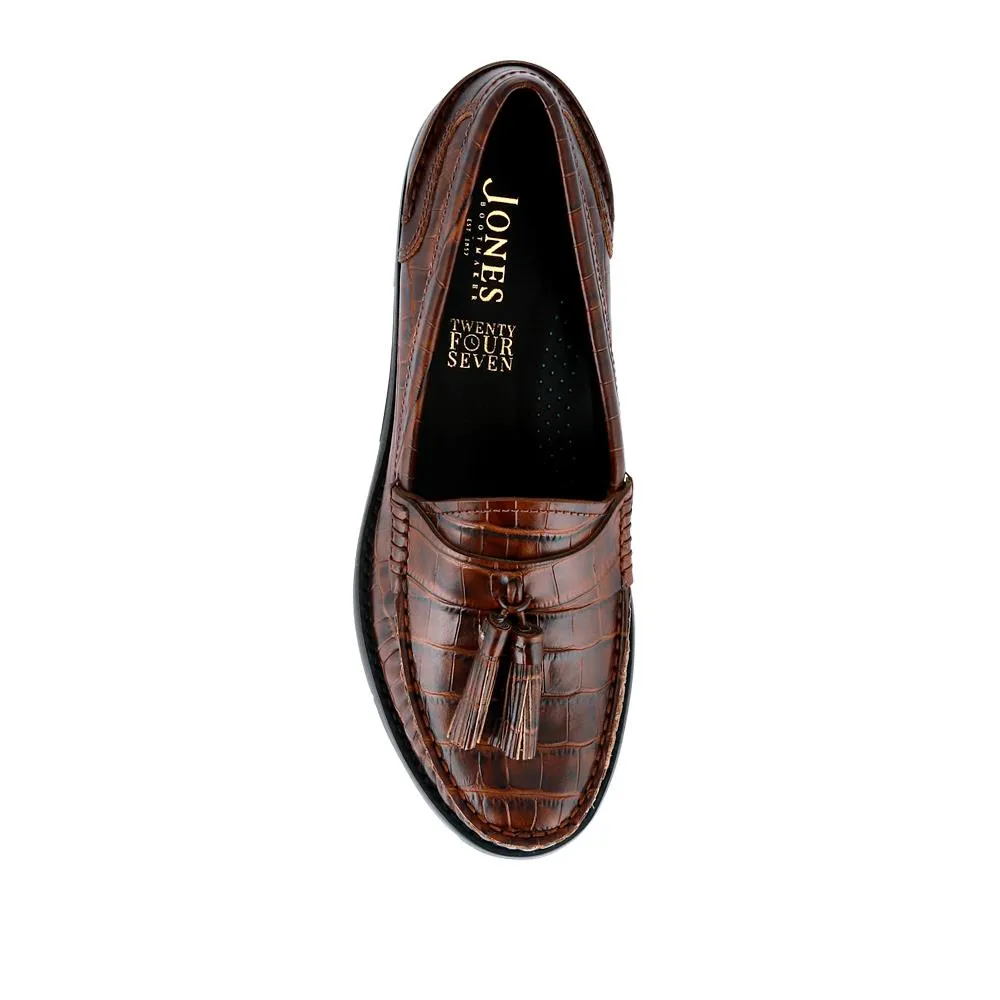 Tiffany Smart Leather Moccasins - TIFFANY / 328 253 - Brown Croc sold by Jones Bootmaker product image thumbnail 4