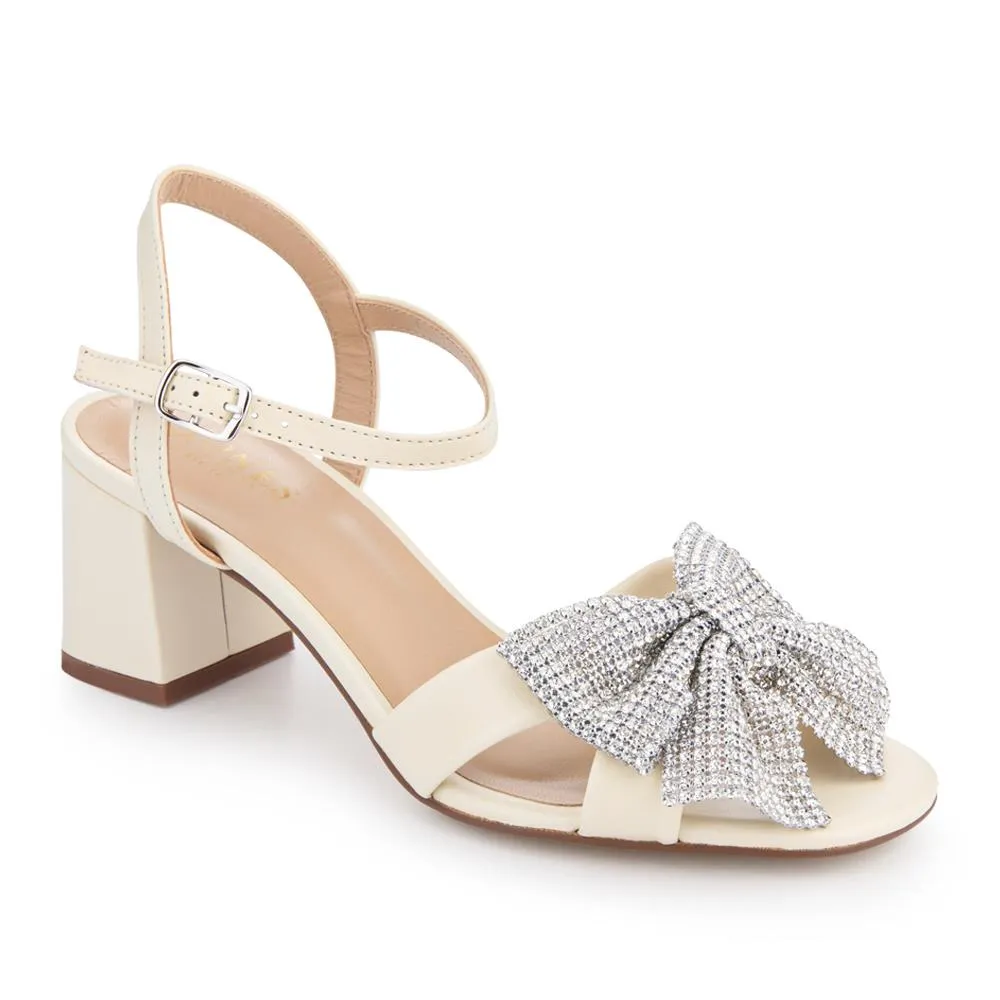 Juliana Smart Buckled Leather Sandals - JULIANA / 328 216 - Cream sold by Jones Bootmaker product image thumbnail 2