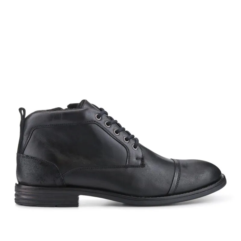 Dorian Smart Leather Ankle Boots - DORIAN / 328 079 - Black sold by Jones Bootmaker