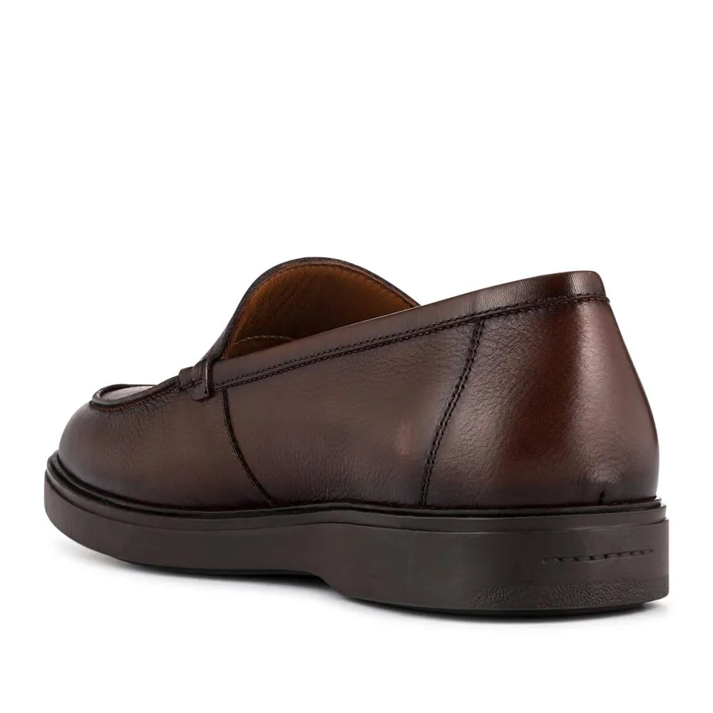 Roderick Leather Slip-Ons - RODERICK / 328 073 - Brown Grain sold by Jones Bootmaker product image thumbnail 3