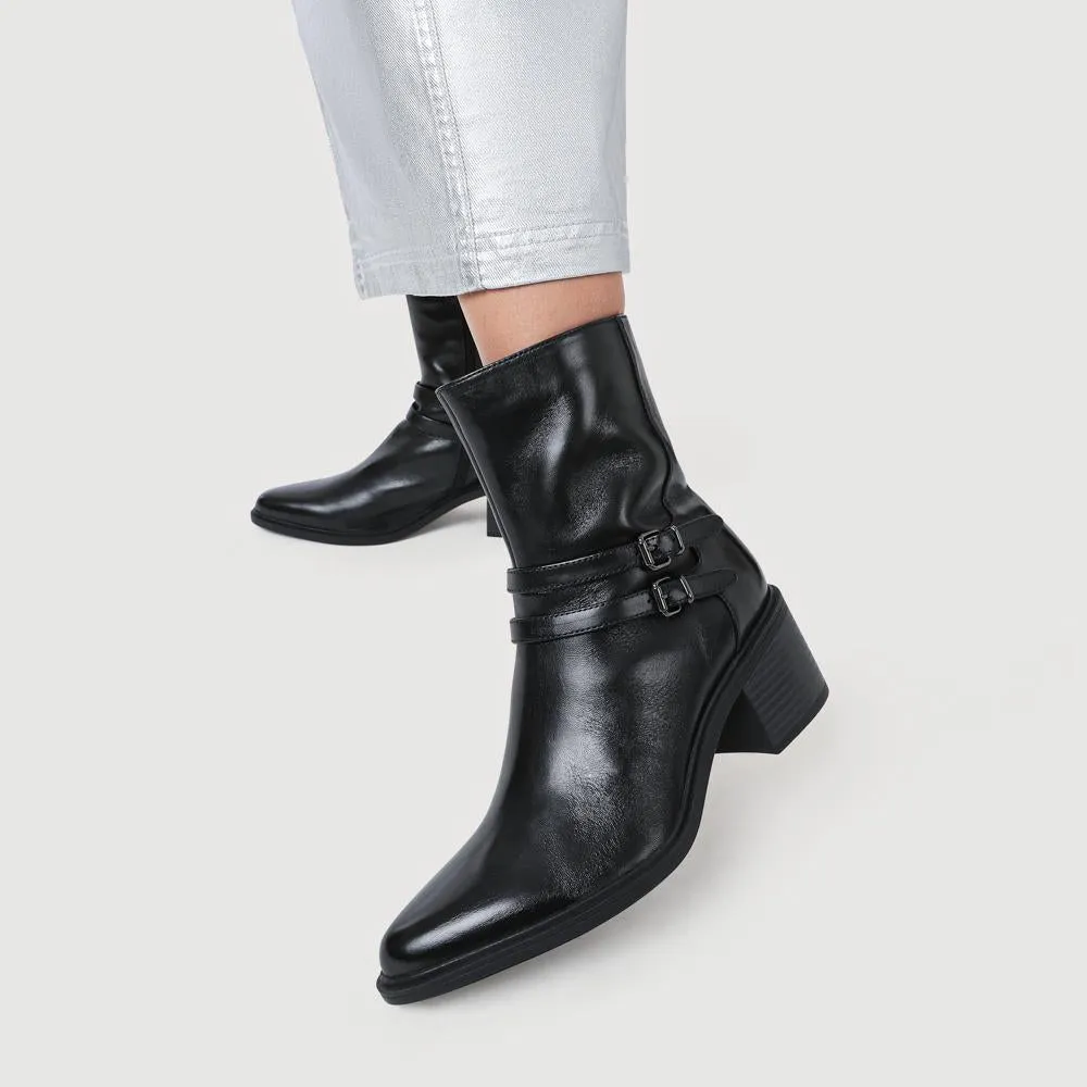Kaira Smart Leather Ankle Boots - KAIRA / 328 021 - Black sold by Jones Bootmaker product image thumbnail 5
