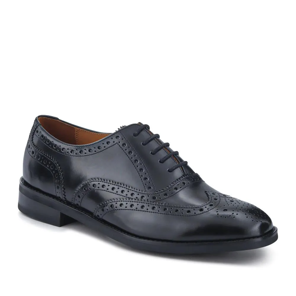 Cannock Blake Stitched Leather Brogues - CANNOCK / 327 964 - Black sold by Jones Bootmaker product image thumbnail 2