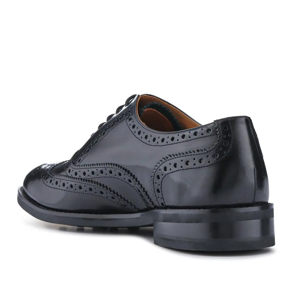 Cannock Blake Stitched Leather Brogues - CANNOCK / 327 964 - Black sold by Jones Bootmaker product image thumbnail 3