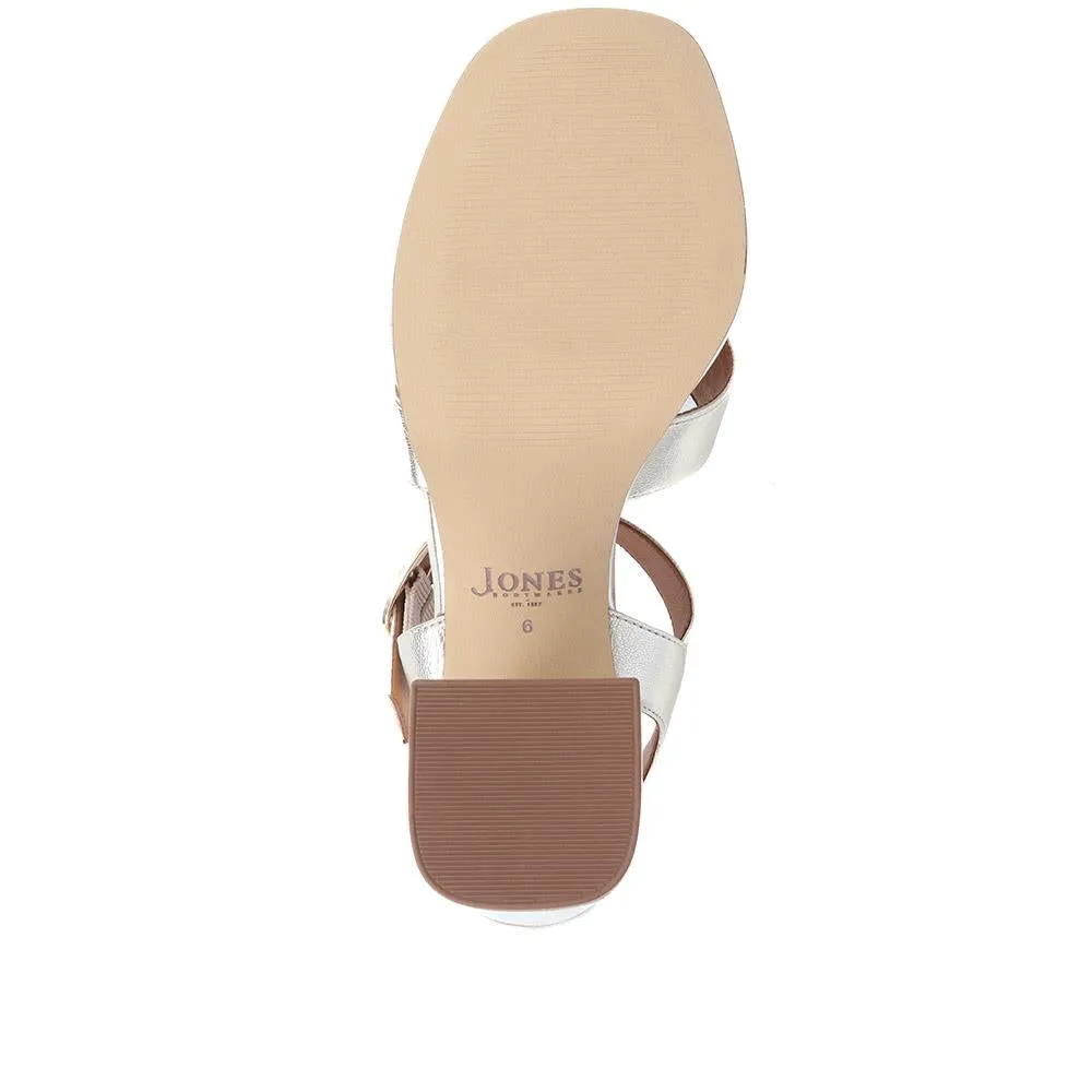 Gladiola2 Leather Platform Sandals - GLADIOLA2 / 325 048 - Gold sold by Jones Bootmaker product image thumbnail 4
