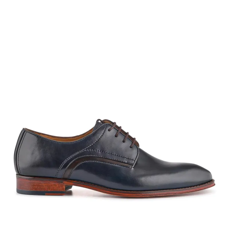 Jammer Smart Leather Lace-Up Shoes - JAMMER / 327 904 - Navy sold by Jones Bootmaker