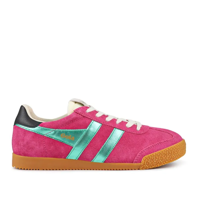 Gola Leather Trainers - JAC42505 / 327 784 - Fuchsia sold by Jones Bootmaker