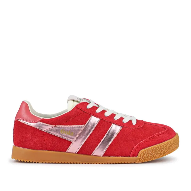 Gola Leather Trainers - JAC42505 / 327 784 - Red sold by Jones Bootmaker