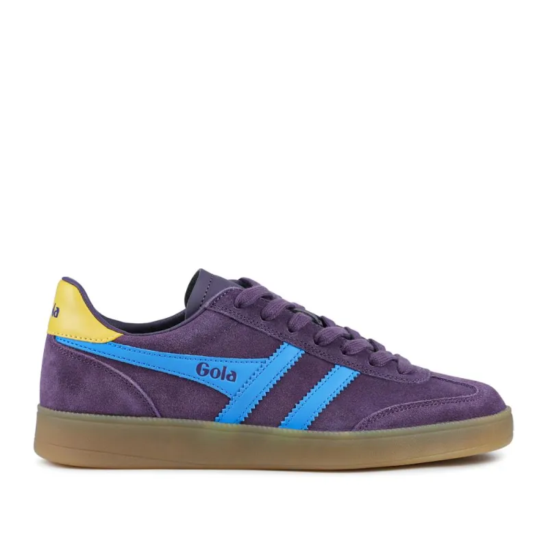Gola Leather Lace-Up Trainers - JAC42501 / 327 785 - Purple sold by Jones Bootmaker