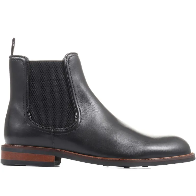 Eastbourne Leather Chelsea Boots - EASTBOURNE / 322 611 - Black sold by Jones Bootmaker