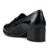 Fame Gabor Leather Heeled Penny Loafers - GAB42503 / 327 742 - Black Patent sold by Jones Bootmaker