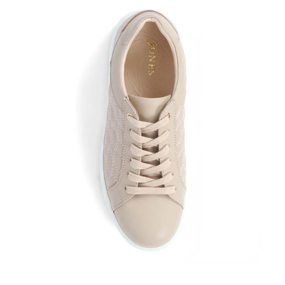 Allana Leather Lace-Up Trainers - ALLANA / 325 133 - Beige sold by Jones Bootmaker product image thumbnail 5