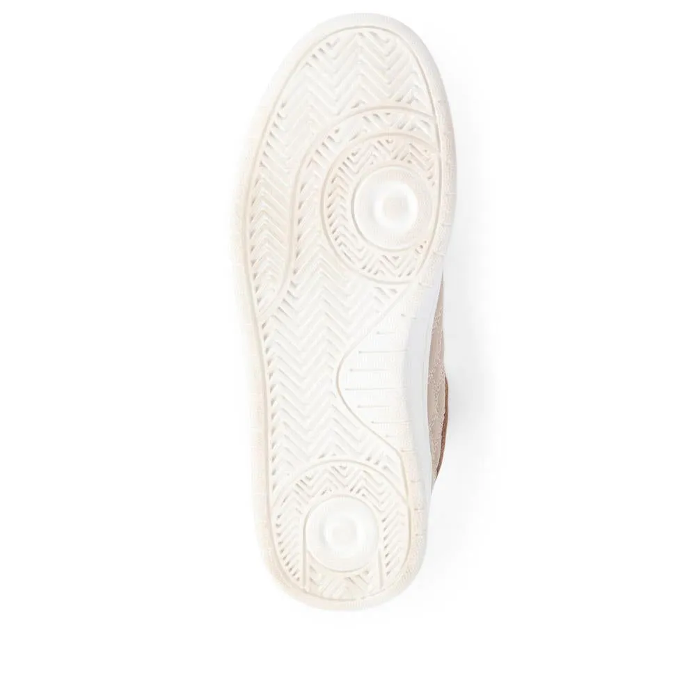 Allana Leather Lace-Up Trainers - ALLANA / 325 133 - Beige sold by Jones Bootmaker product image thumbnail 4