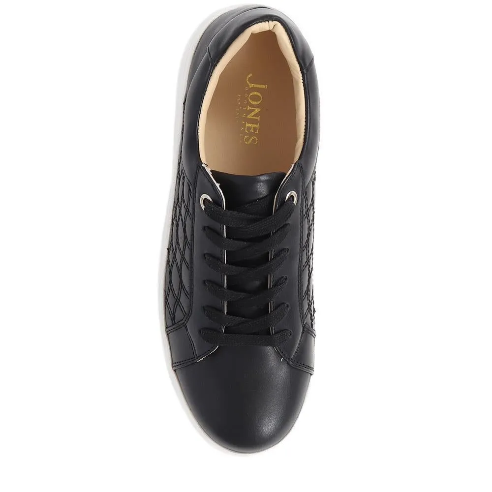Allana Leather Lace-Up Trainers - ALLANA / 325 133 - Black sold by Jones Bootmaker product image thumbnail 5