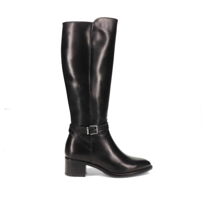 Charlotta Leather Long Boots - CHARLOTTA / 326 139 - Black sold by Jones Bootmaker
