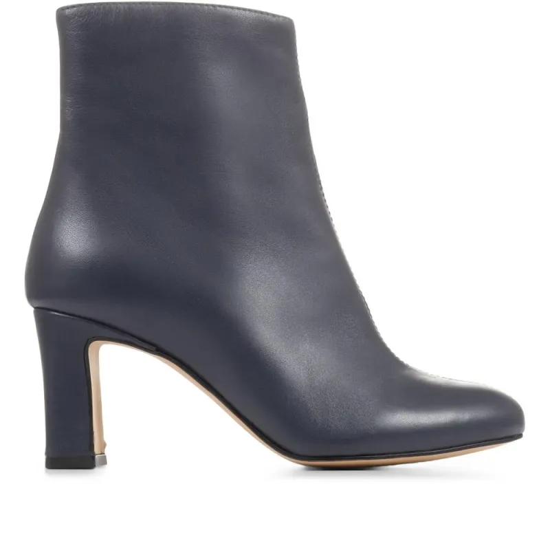 Letty Heeled Ankle Boots - LETTY / 322 354 - Navy sold by Jones Bootmaker