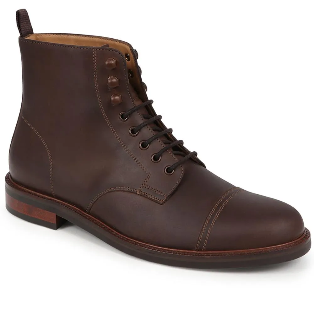 Finch Leather Lace-Up Boots - FINCH / 325 742 - Brown Nubuck sold by Jones Bootmaker product image thumbnail 2
