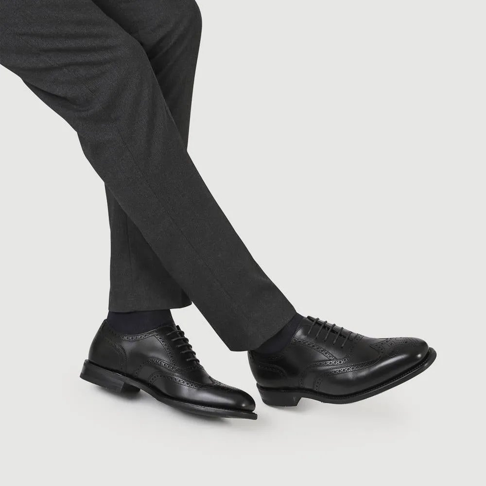 Buckingham Wide-Fit Leather Brogues - LOA41501 / 327 668 - Black sold by Jones Bootmaker product image thumbnail 5