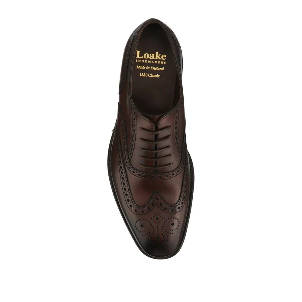 Buckingham Wide-Fit Leather Brogues - LOA41501 / 327 668 - Dark Brown sold by Jones Bootmaker product image thumbnail 4