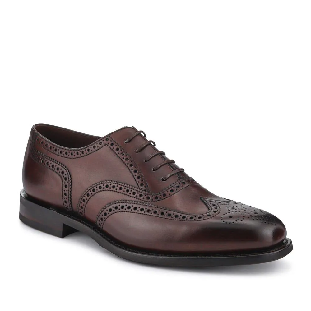 Buckingham Wide-Fit Leather Brogues - LOA41501 / 327 668 - Dark Brown sold by Jones Bootmaker product image thumbnail 2