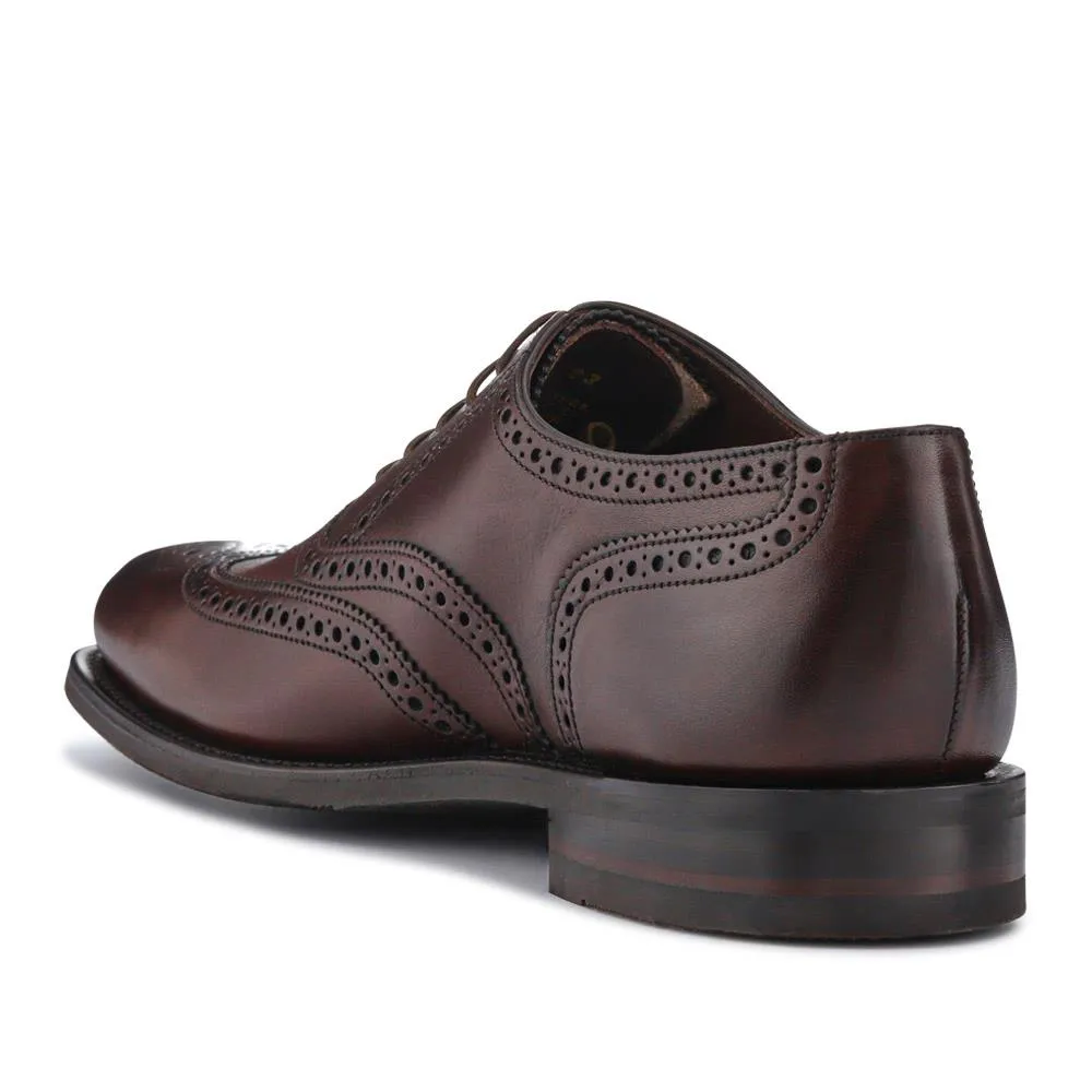 Buckingham Wide-Fit Leather Brogues - LOA41501 / 327 668 - Dark Brown sold by Jones Bootmaker product image thumbnail 3